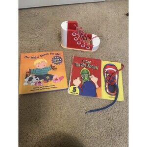 Melissa And Doug Shoe Tying Aid With Books
